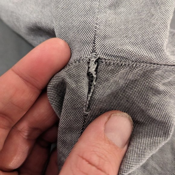 PHILIPPE DUBUC - Front pocket grey shirt - Sz 3 (M) - Picture 10 of 12